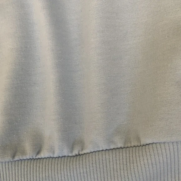 Banana Republic Light Blue Short Sleeve Sweatshirt - Picture 5 of 6